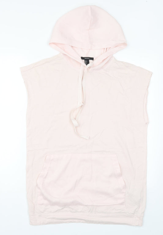 FOREVER 21 Womens Pink   Pullover Hoodie Size S