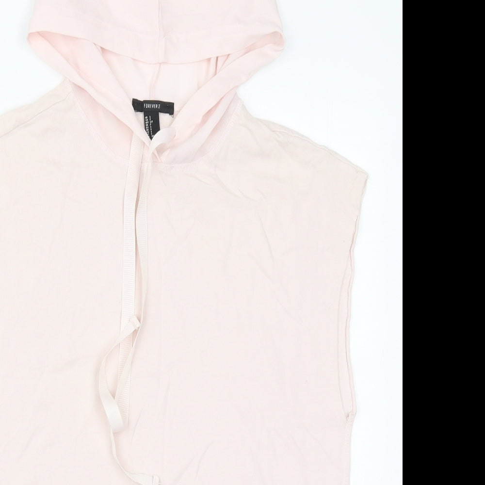 FOREVER 21 Womens Pink   Pullover Hoodie Size S