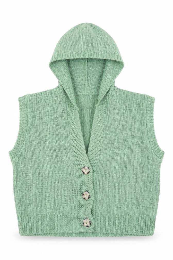 I SAW IT FIRST Womens Green  Knit Cardigan Jumper Size 12