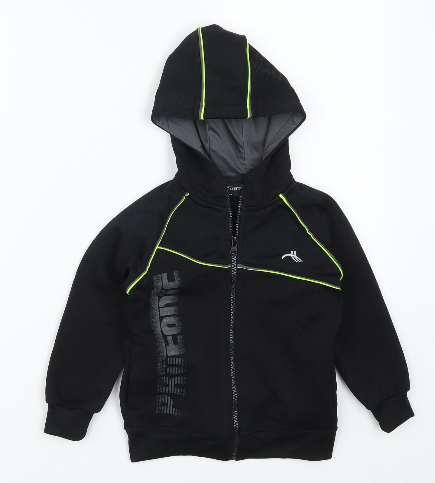 Protonic Boys Black   Full Zip Hoodie Size 2-3 Years