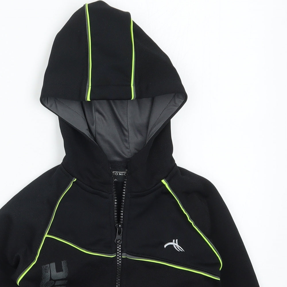 Protonic Boys Black   Full Zip Hoodie Size 2-3 Years