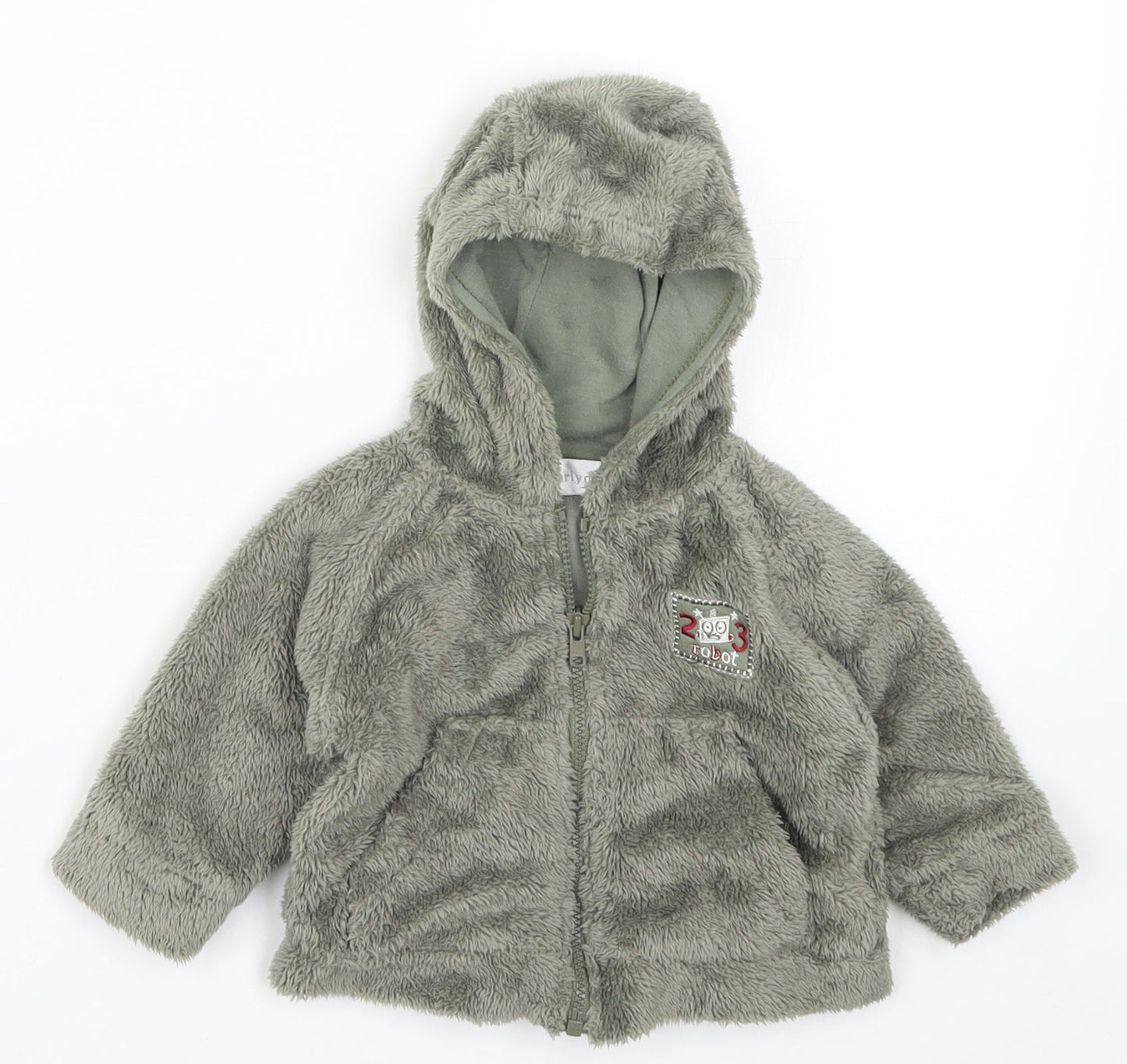 Early Days Boys Green   Jacket  Size 3-6 Months  - 203 Robot