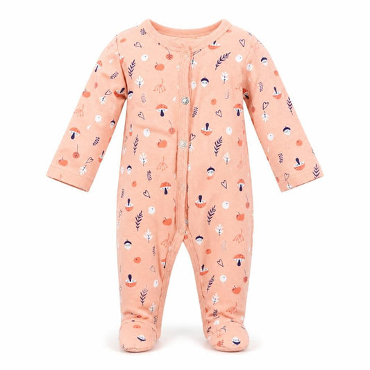 Sterling Girls Pink Geometric  Babydoll One Piece Size 0-3 Months
