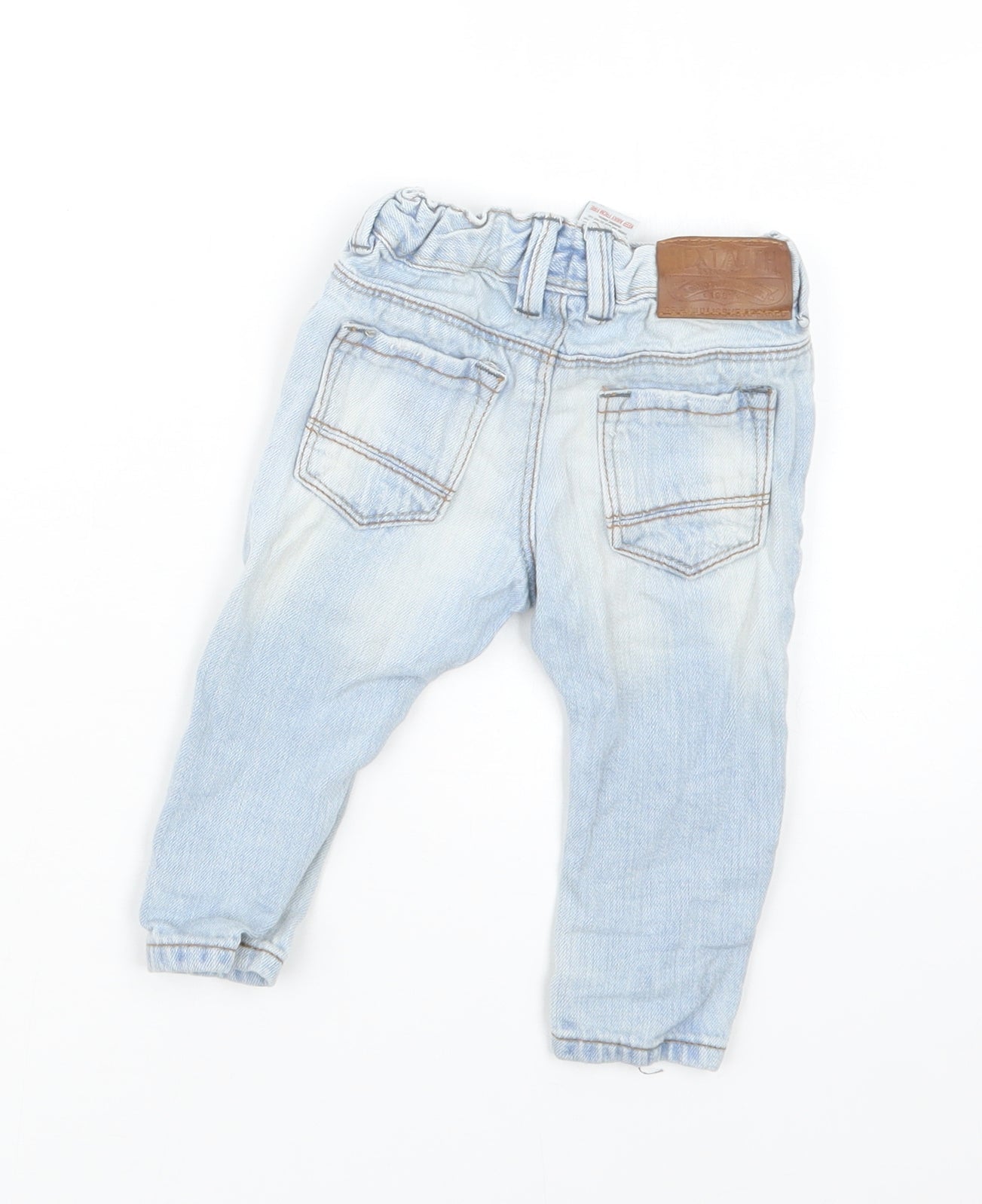 NEXT Boys Blue  Denim Cargo Jeans Size 3-6 Months