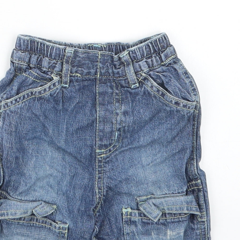 Baby Mac Boys Blue  Denim Capri Jeans Size 6-9 Months