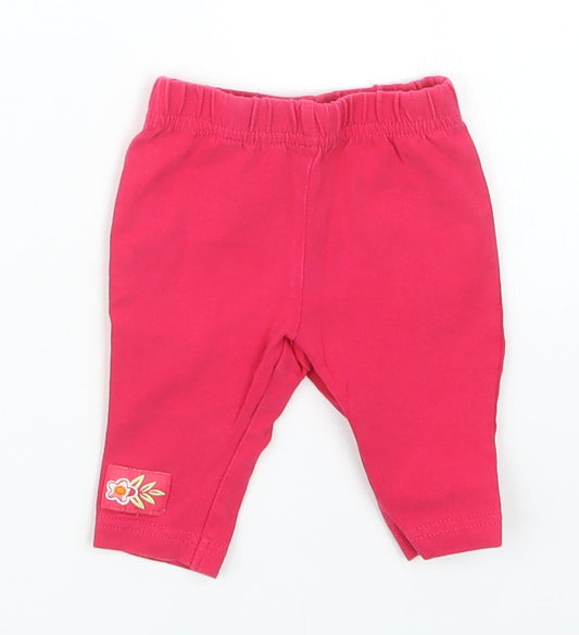 George Girls Pink   Capri Trousers Size Newborn