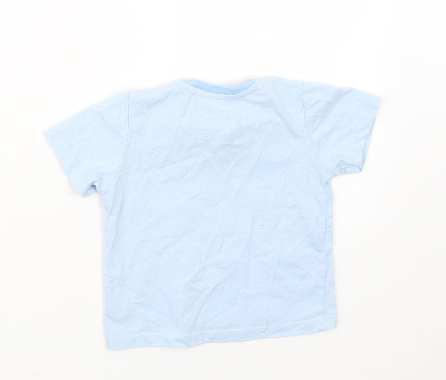 TU Boys Blue   Basic T-Shirt Size 9-12 Months
