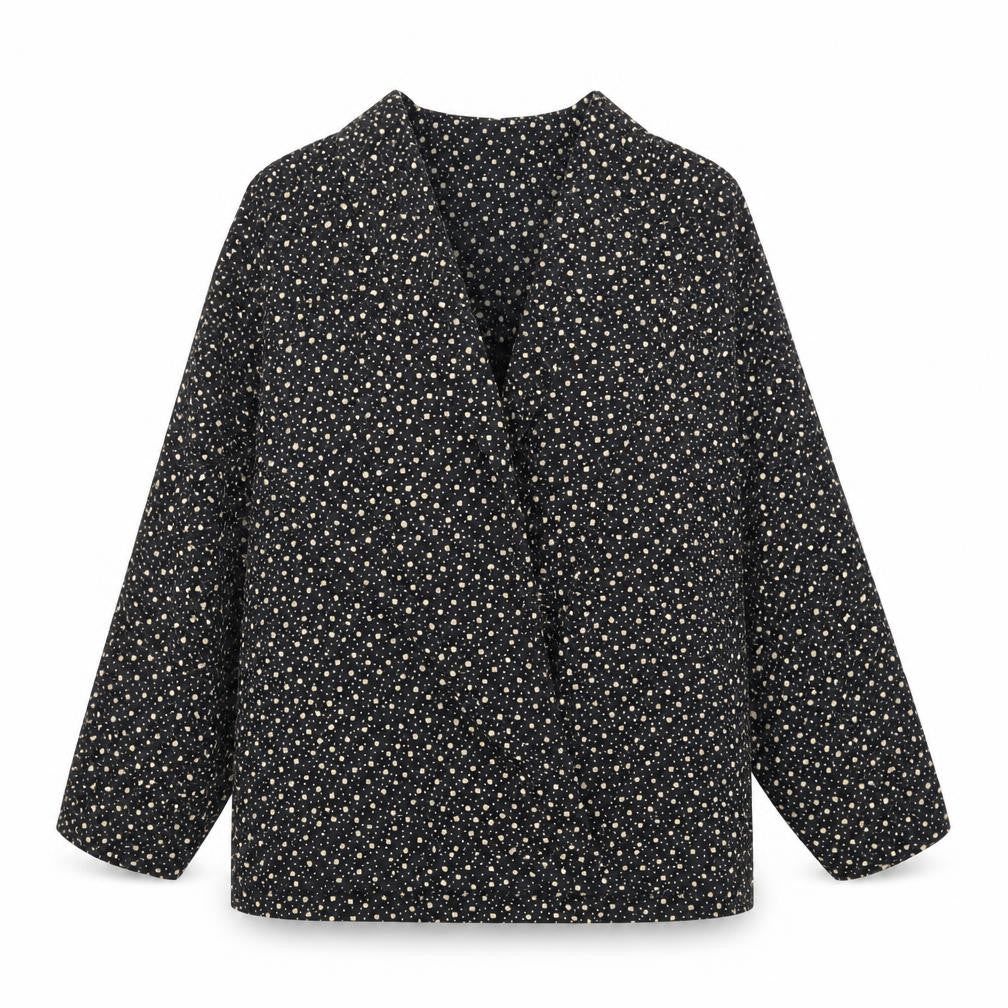 Richards Womens Black Geometric  Jacket  Size 14