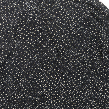 Richards Womens Black Geometric  Jacket  Size 14