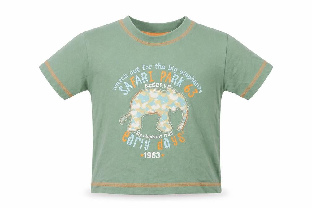 Earlydays Boys Green   Basic T-Shirt Size 12-18 Months