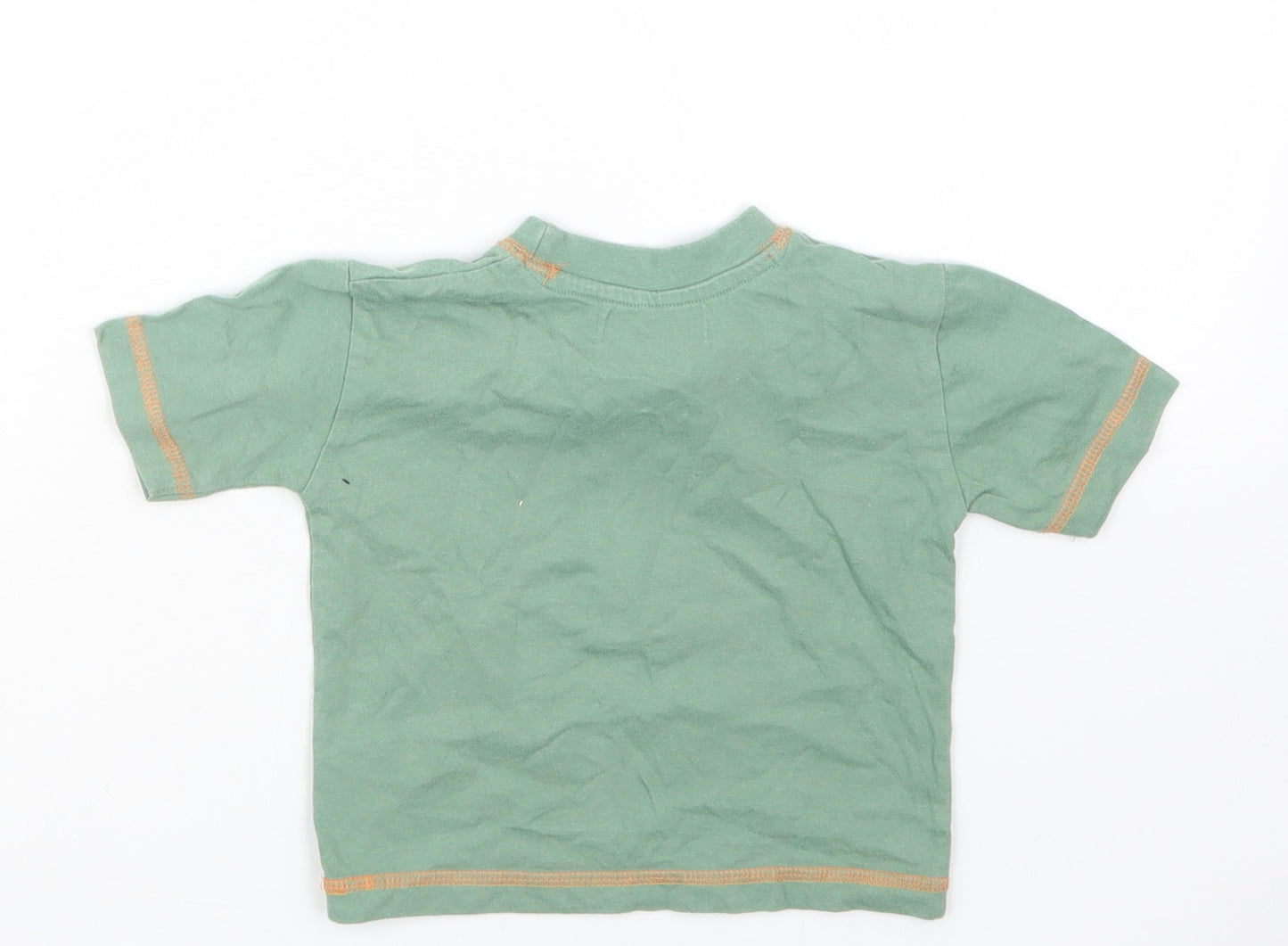 Earlydays Boys Green   Basic T-Shirt Size 12-18 Months