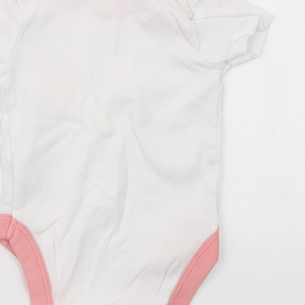 Lily & Dan Girls White   Babygrow One-Piece Size 0-3 Months