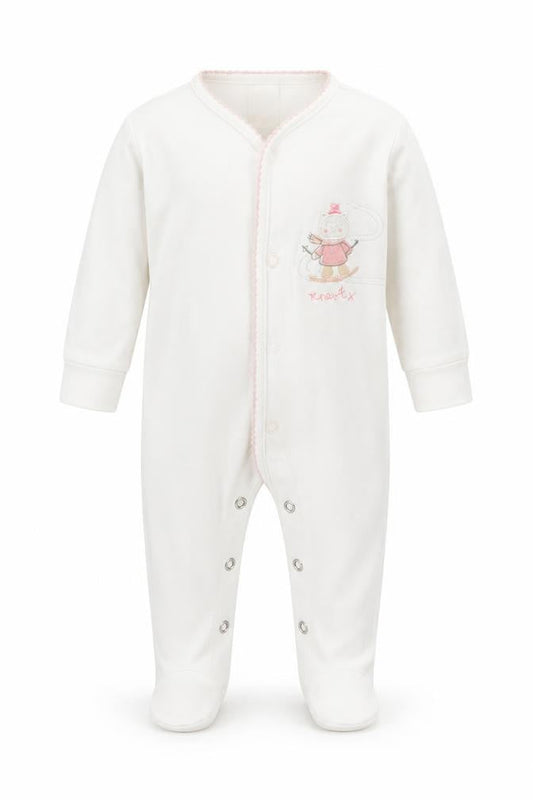 Next Girls White   Coverall Outfit/Set Size 0-3 Months