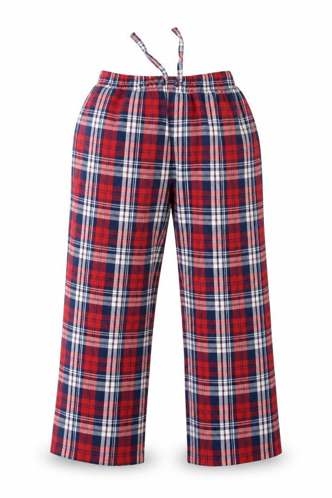 Gap Girls Red Check  Capri Pyjama Pants Size 8 Years