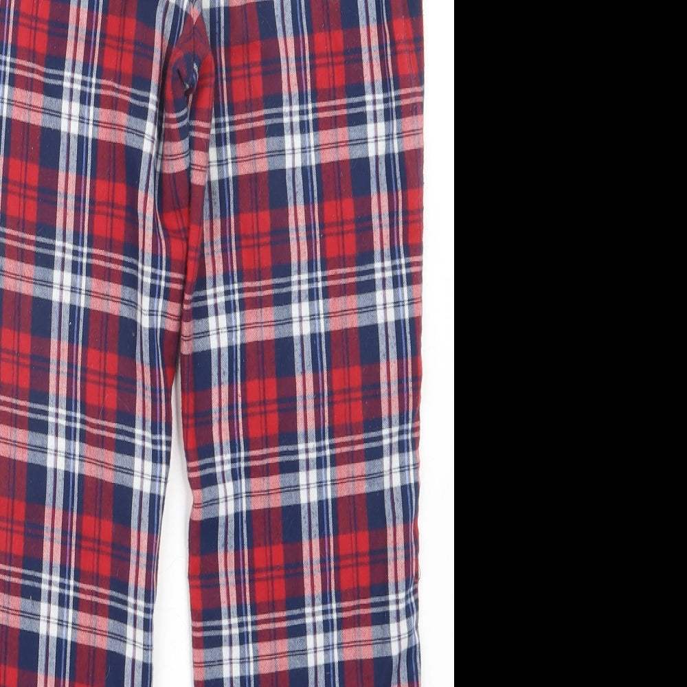 Gap Girls Red Check  Capri Pyjama Pants Size 8 Years