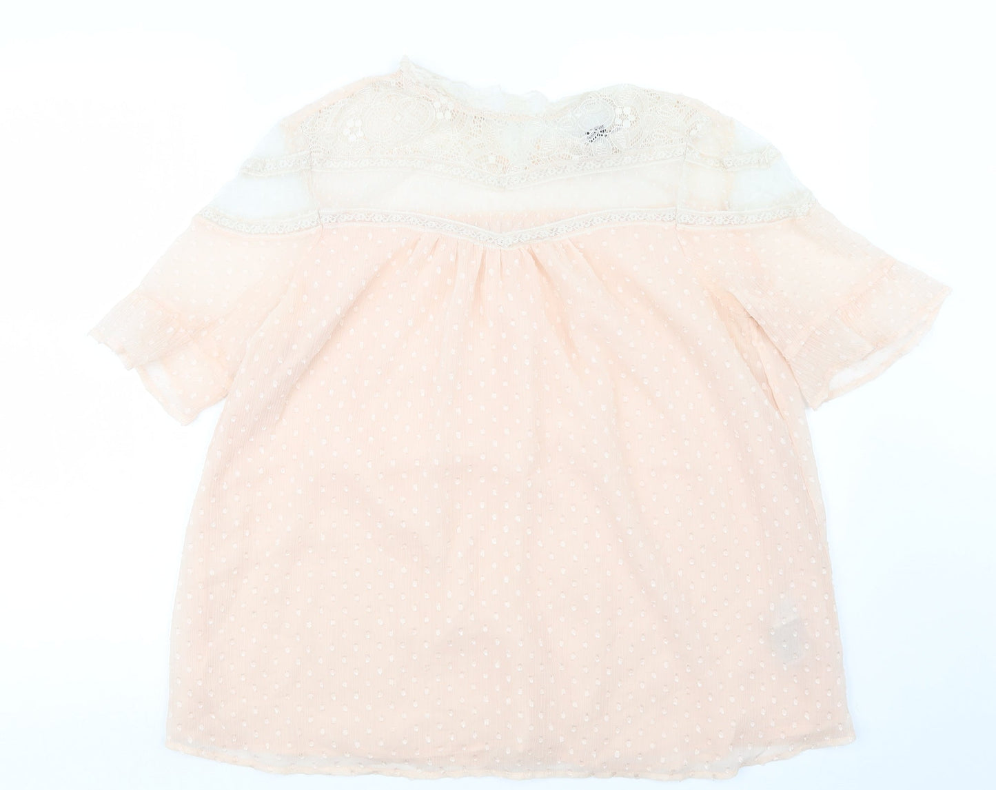 New Look Maternity Womens Pink   Basic Blouse Size 14