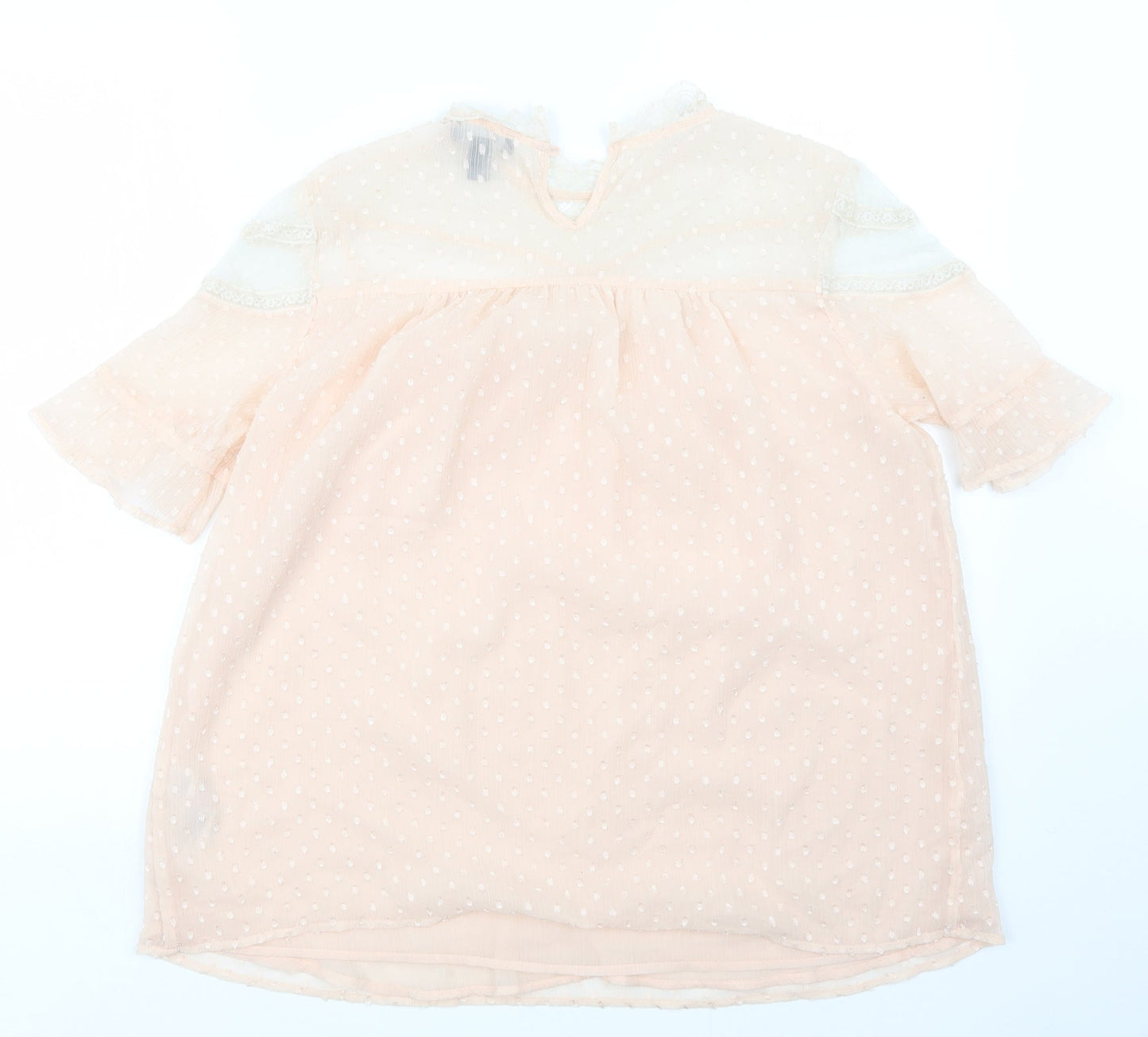 New Look Maternity Womens Pink   Basic Blouse Size 14
