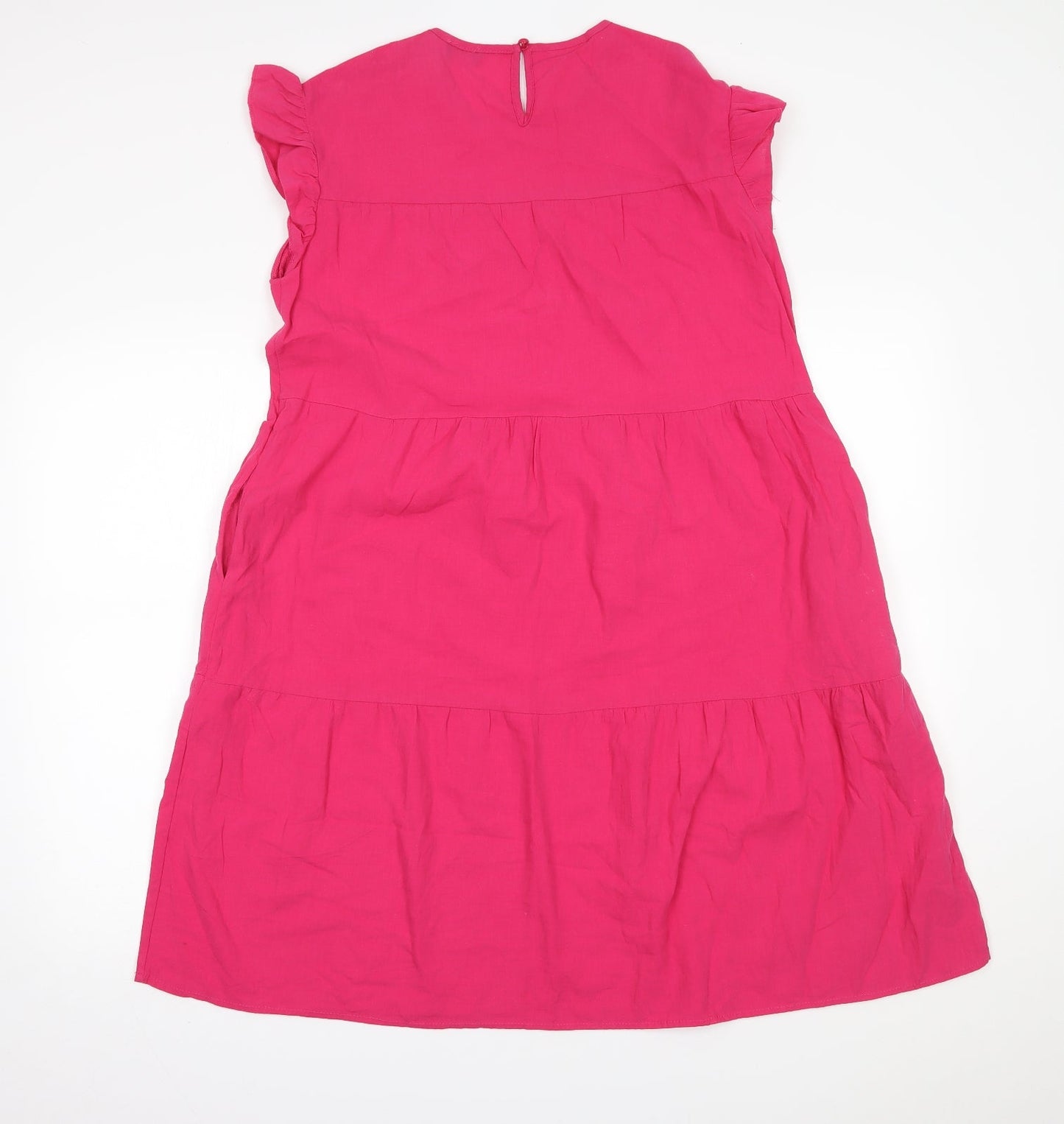 Vonda Womens Pink   A-Line  Size S