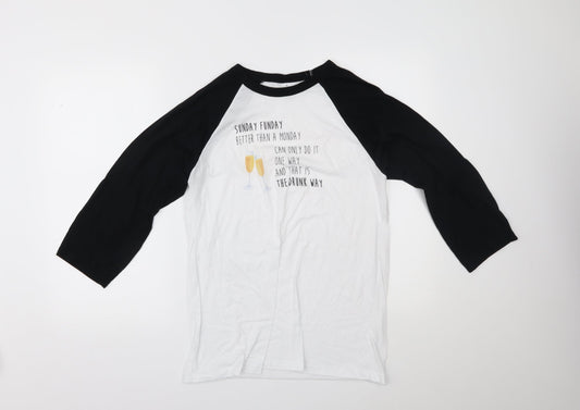 Bella + Canvas Womens White   Basic T-Shirt Size L