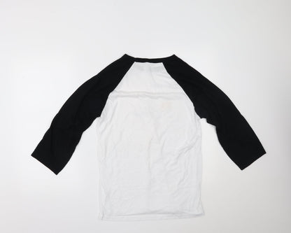 Bella + Canvas Womens White   Basic T-Shirt Size L