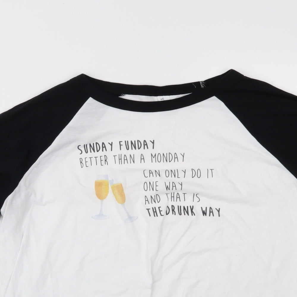 Bella + Canvas Womens White   Basic T-Shirt Size L