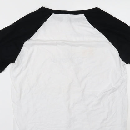 Bella + Canvas Womens White   Basic T-Shirt Size L