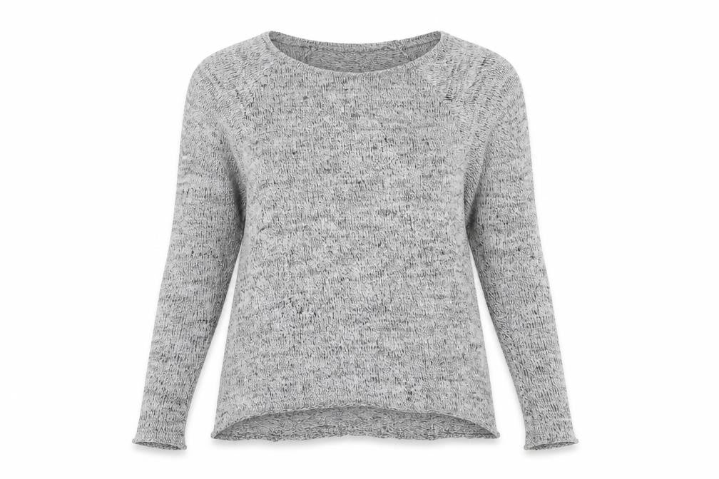 Topshop Womens Grey   Basic Blouse Size 8