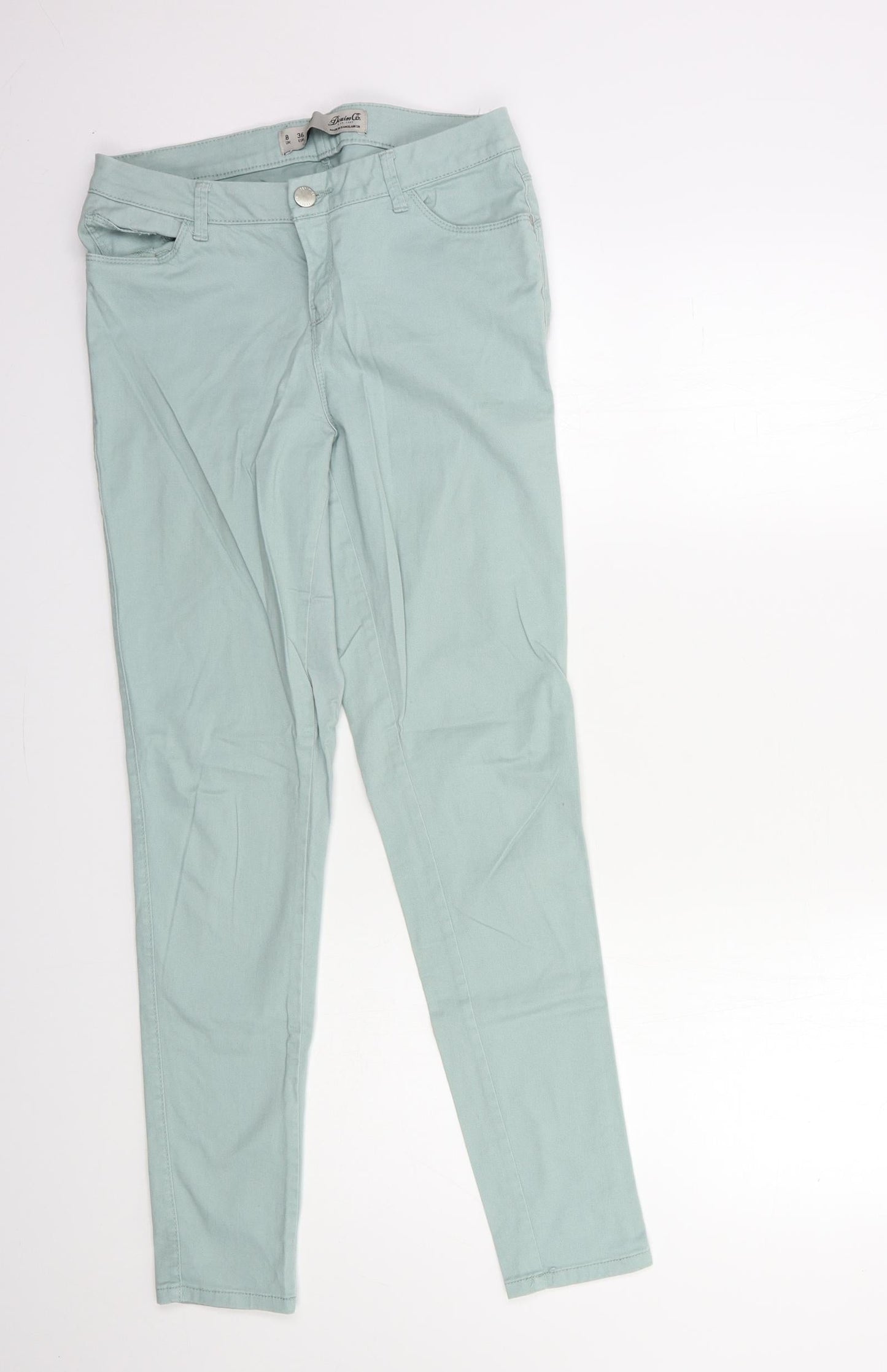 Denim & Co. Womens Blue  Denim Skinny Jeans Size 8 L29 in
