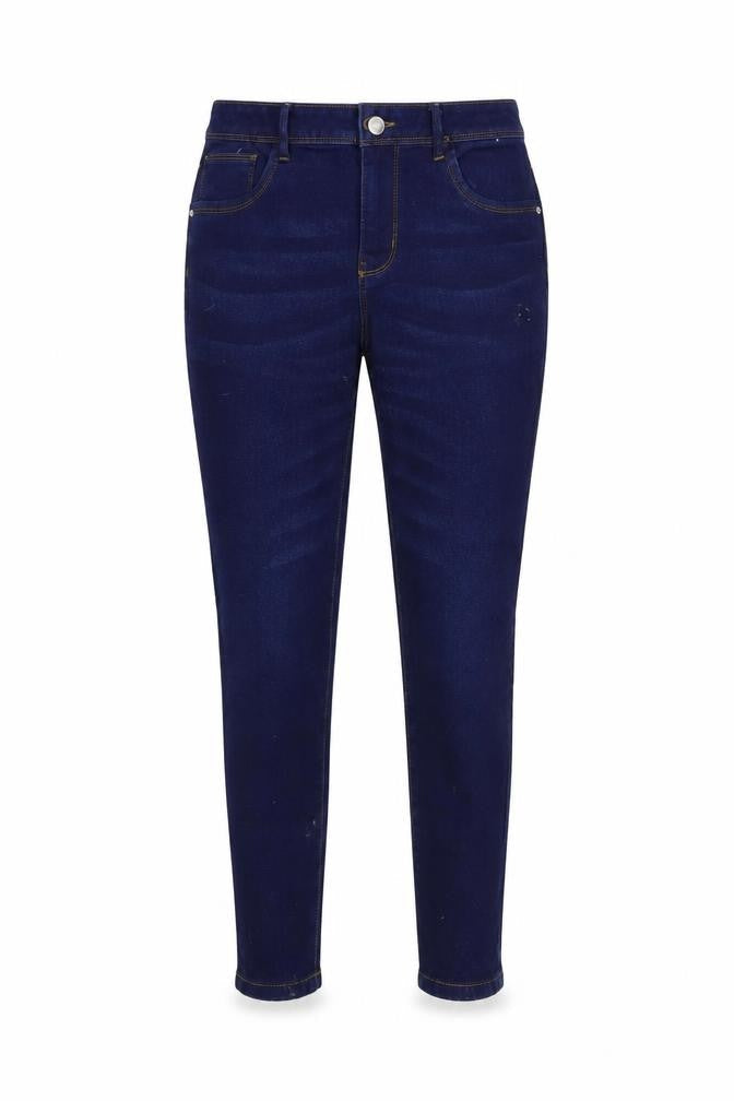 Denim & Co. Womens Blue  Denim Skinny Jeans Size 14 L25 in