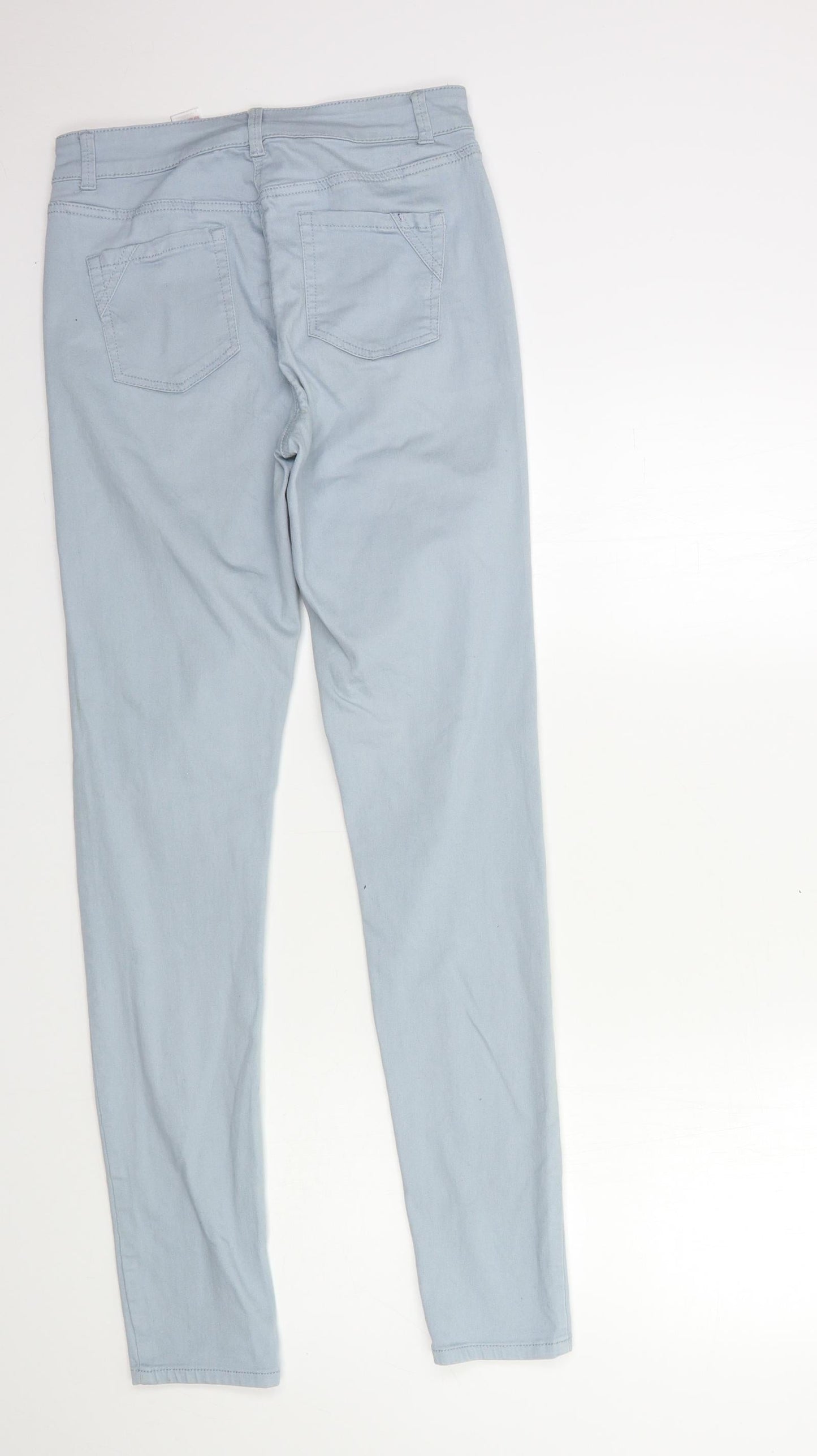 NEXT Womens Blue  Denim Skinny Jeans Size 8 L32 in
