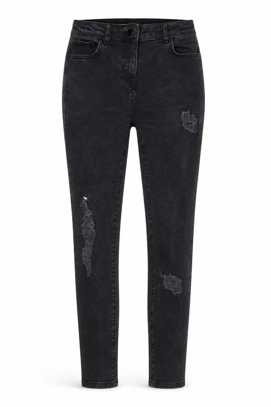 Next Womens Black  Denim Skinny Jeans Size 8 L28 in