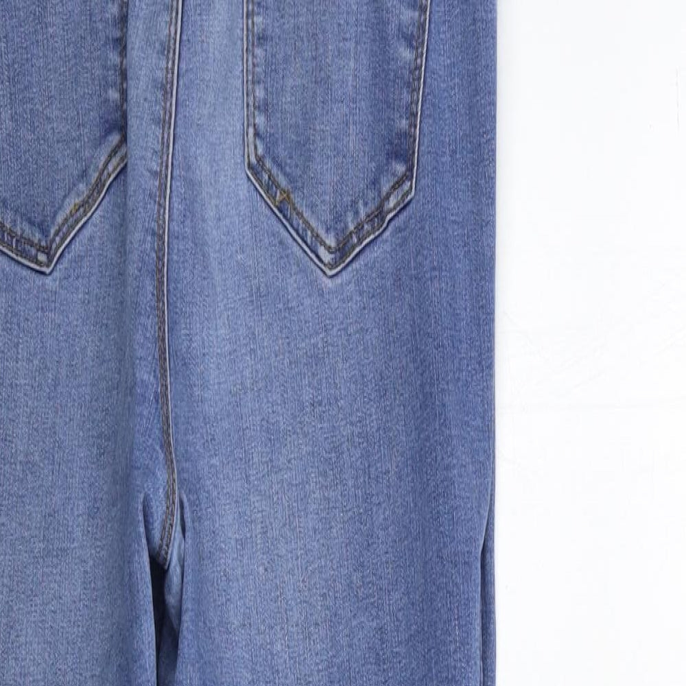 Denim & Co. Womens Blue  Denim Skinny Jeans Size 28 in L27 in
