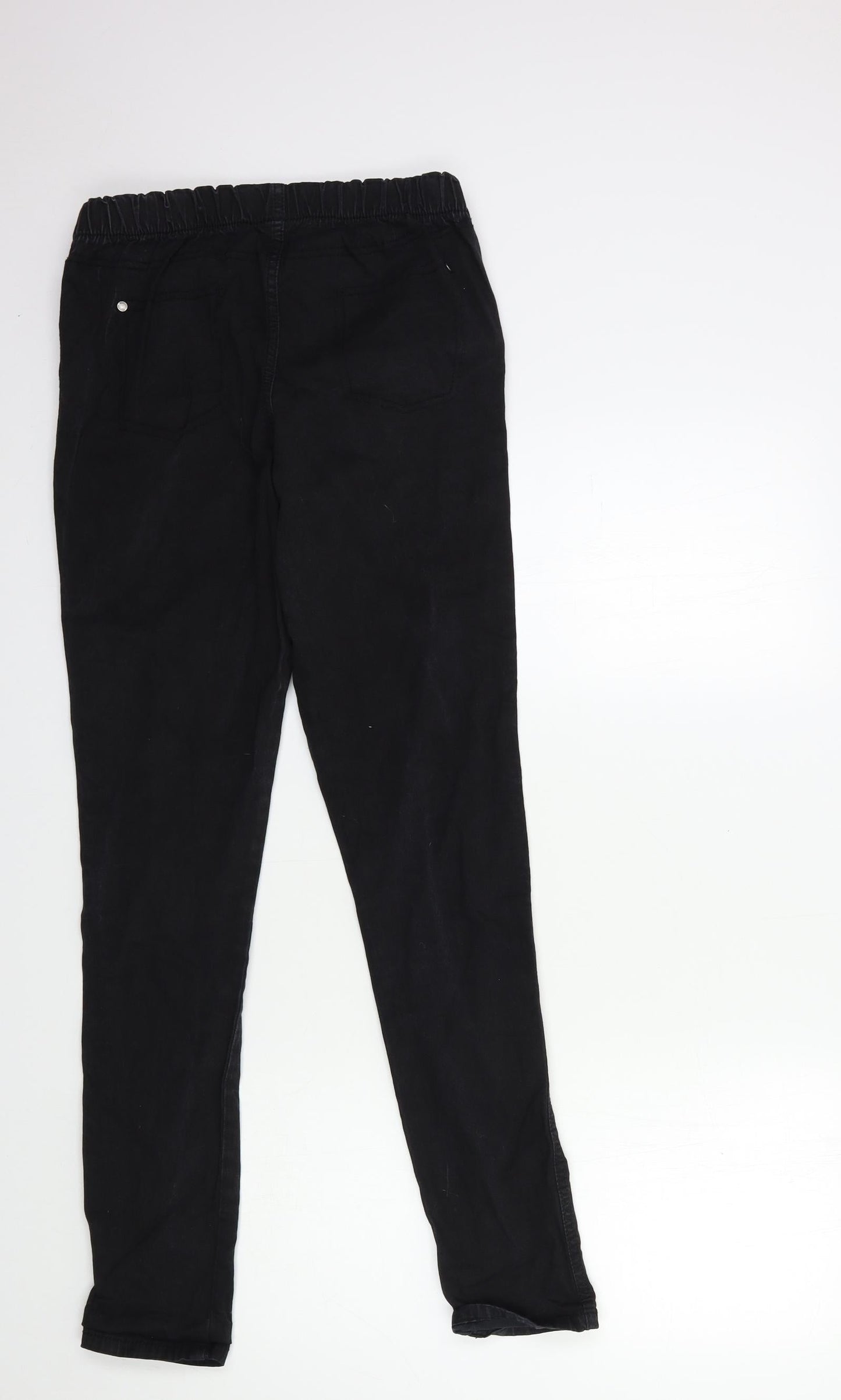 Denim & Co. Womens Black  Denim Jegging Jeans Size 10 L32 in