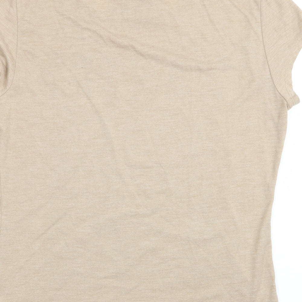 Asda George Womens Beige   Basic T-Shirt Size 10