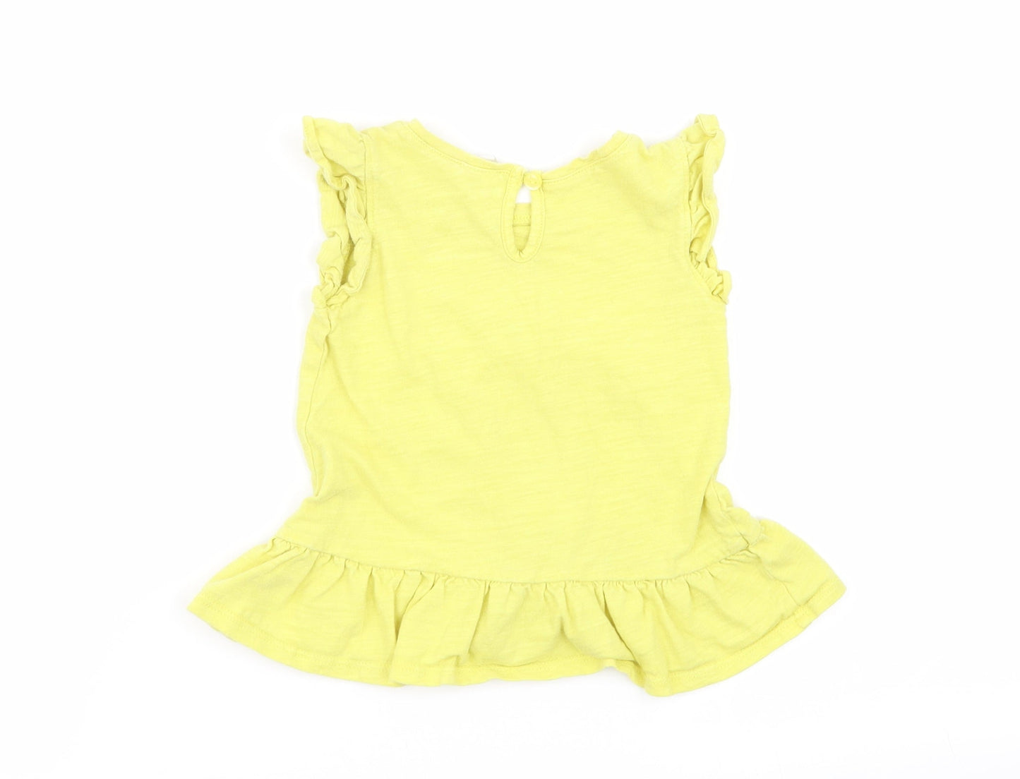 Gap Girls Yellow   Basic Tank Size 18-24 Months