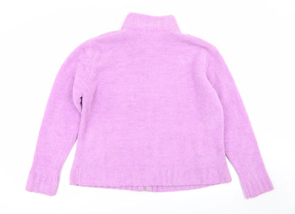 reflect Womens Pink   Full Zip Jumper Size L  - Size L/XL