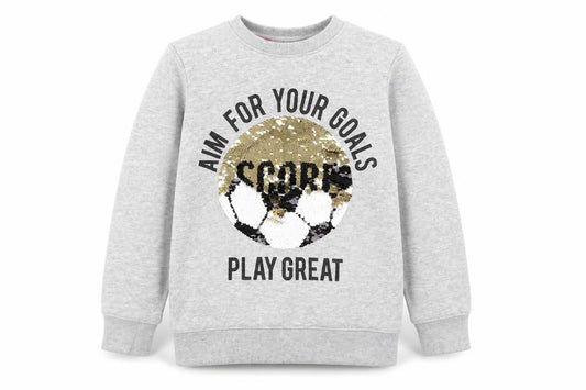 H&M Girls Grey   Pullover Jumper Size 7-8 Years