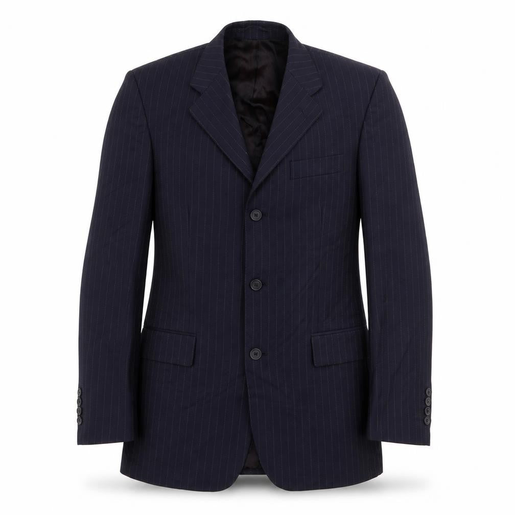 chester Mens Blue Striped  Jacket Blazer Size 38