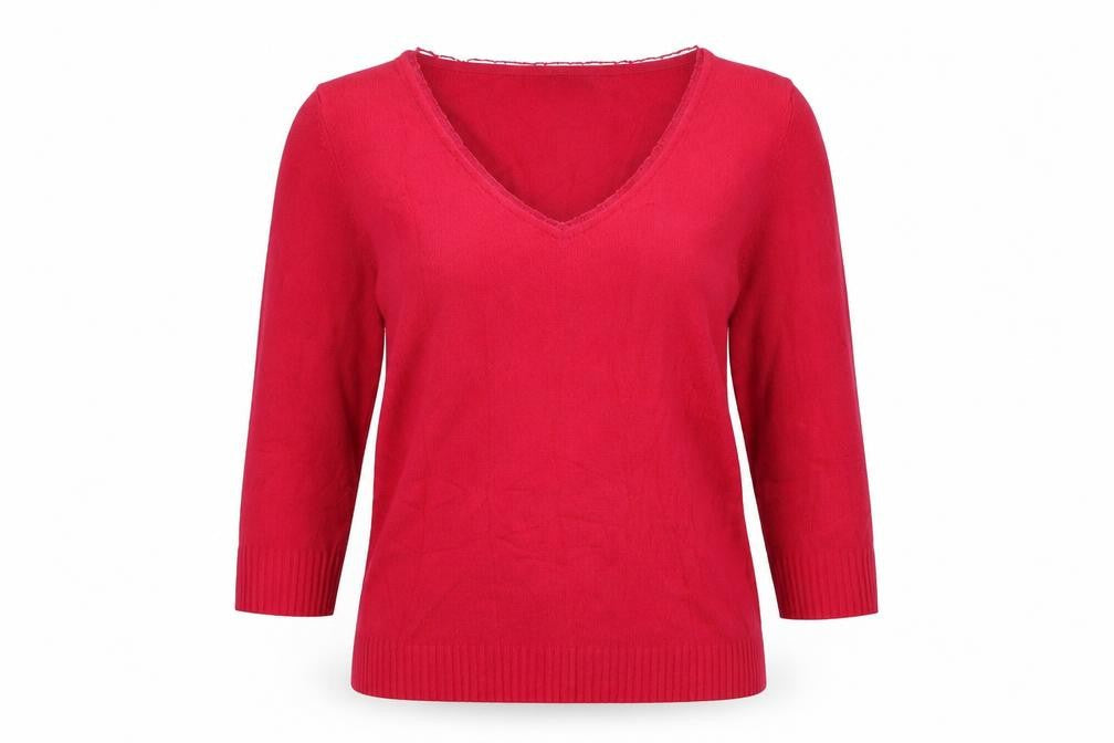 Preworn Womens Pink  Rayon Pullover Jumper Size 12