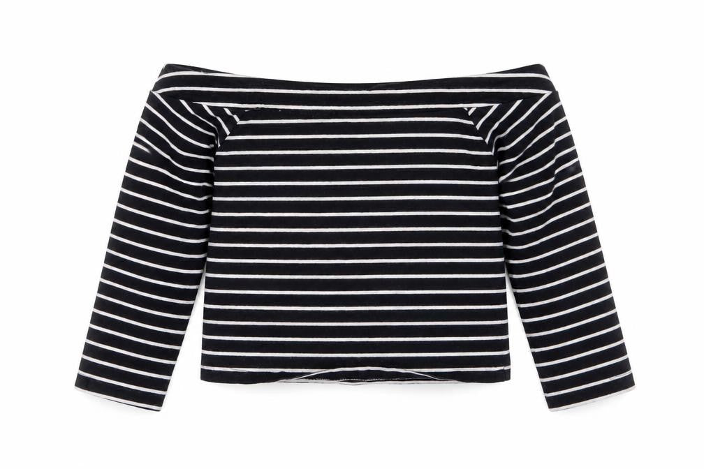 miss evie Girls Multicoloured Striped  Basic T-Shirt Size 9-10 Years