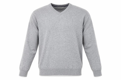 Front view of ESPRIT men’s grey jumper, size S