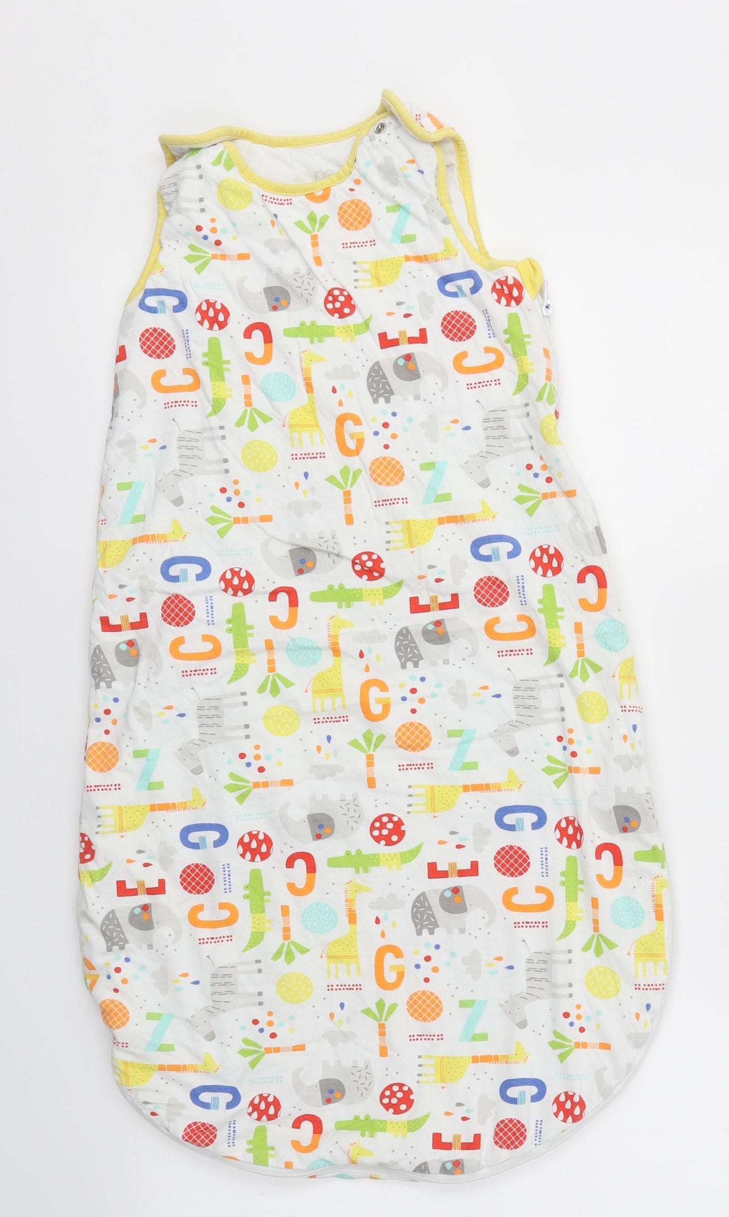 M Girls Multicoloured Animal Print  Cami One Piece Size 6-9 Months