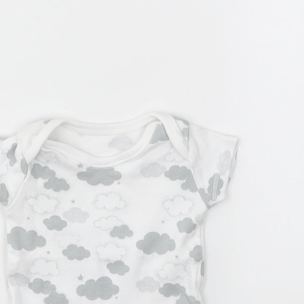 Nutmeg Girls Multicoloured Geometric  Babygrow One-Piece Size Newborn