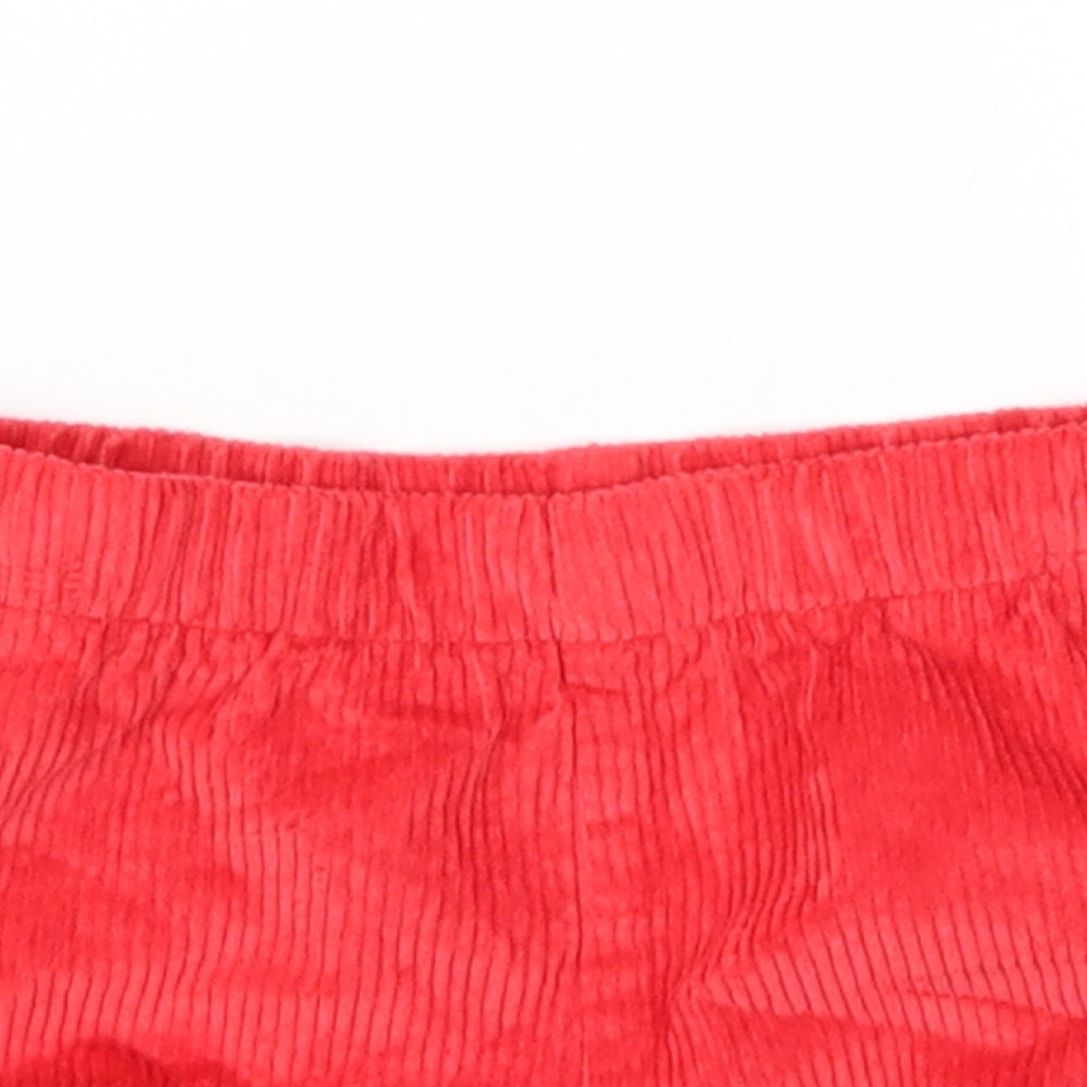 M&S Girls Red   Capri Trousers Size 18-24 Months