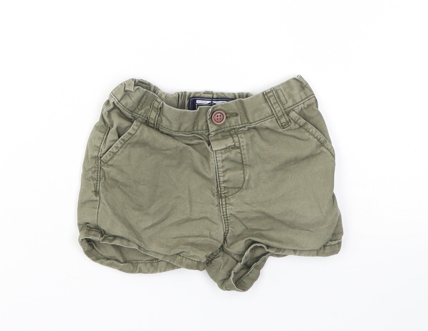 NEXT Girls Green   Capri Trousers Size 9-12 Months