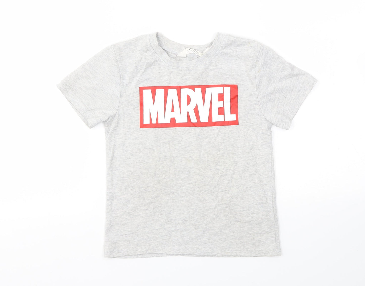 H&M Girls Grey   Basic T-Shirt Size 5-6 Years