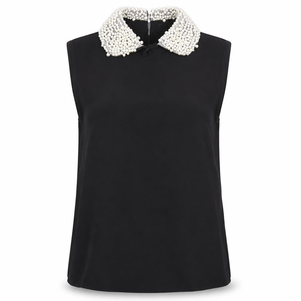 gold  Womens Black   Basic Blouse Size 8