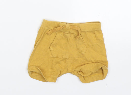 TU Baby Yellow   Cropped Trousers Size 6-9 Months  - Shorts