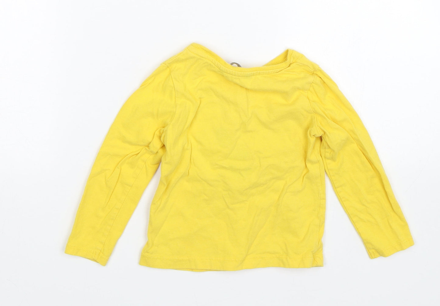 George Baby Yellow   Basic T-Shirt Size 18-24 Months  - Pudsey Bear