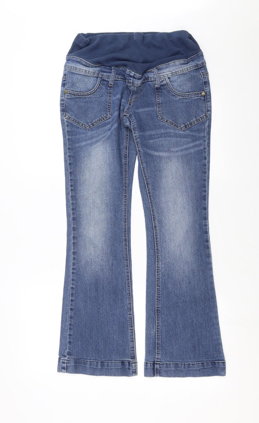 Preworn Womens Blue  Denim Bootcut Jeans Size 30 in L30 in